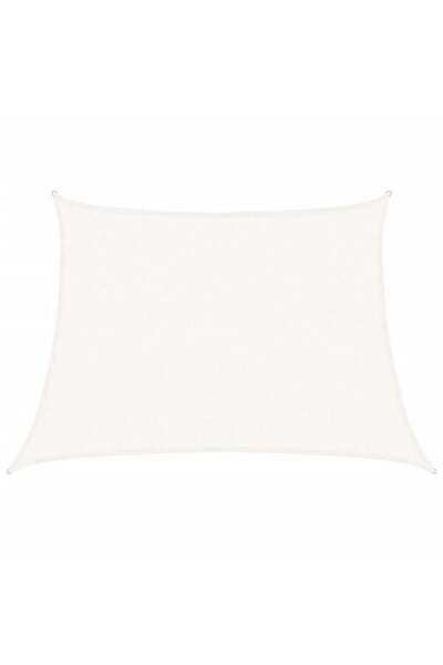 vidaxl Velă de umbrire, albă, 4/5 x 3 m, HDPE, 160 g/m²