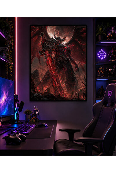 Miutic Print Studio Tablou Gaming League of Legends – Aatrox, Distrugătorul L...