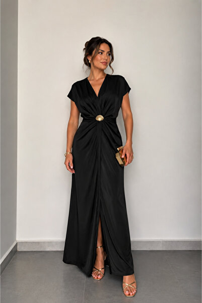 BUTİK25 Saten elbise