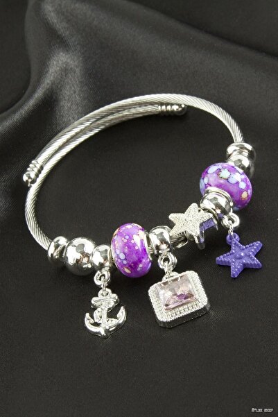ZERO LAND Ilkestor Stone Panora (224222) Bracelet Purple