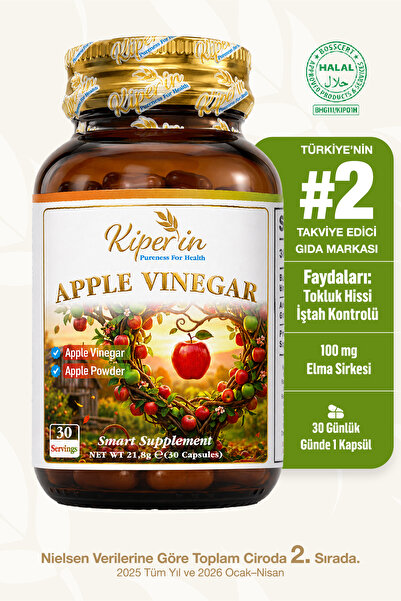 Kiperin Apple Cider Vinegar | Elma Sirkesi | Açlık Kontrol ve Sindirim Destek...