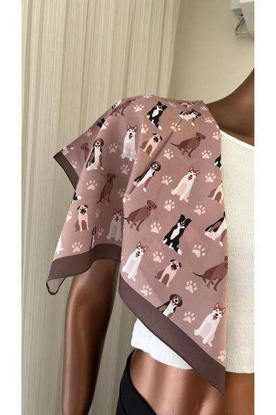 ZRN AKSESUAR Fular Hair Accessory Coffee Dog Themed Bag Accessory and Can Be ...