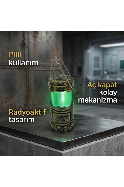 VizyonumVar Concept Radyoaktif Reaktör Tasarımlı Açılabilir Lamba - Pilli Dek...