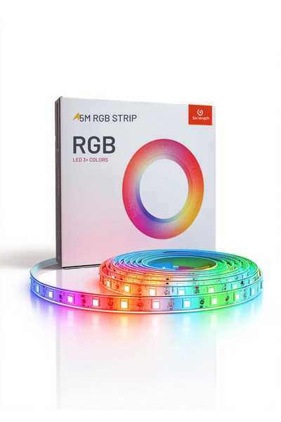 s-Eye Multicolor LED Strip 5m - RGB, Music Function, Remote Control, Self-adh...