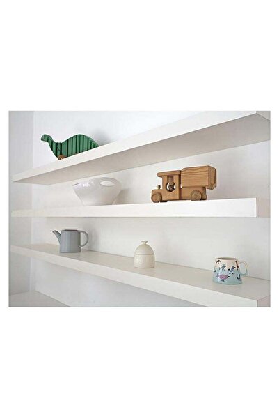 Generic FLOATING WALL SHELVES 40CM WHITE SIZE: 40X19.5X3.8CM