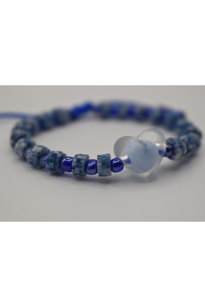 Designed Handmade Blue Heart