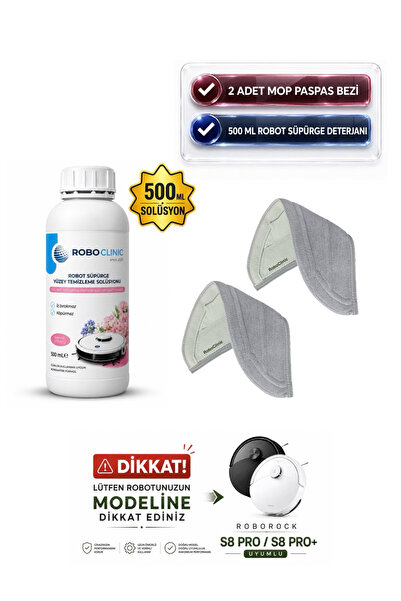 Roboclinic Roborock S8 Pro / S8 Pro+ Plus (НЕ УЛТРА!) Съвместими резервни час...