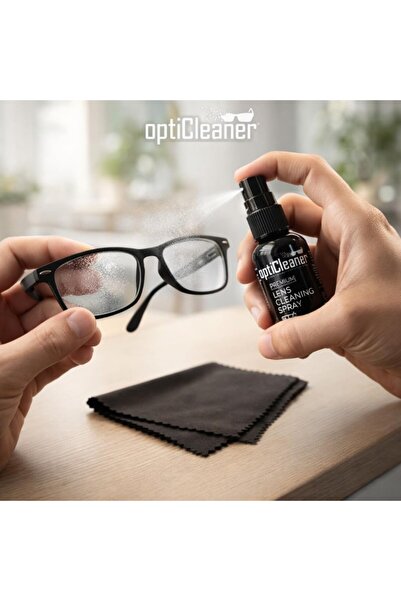 Singularis Premium Lens Temizleme Kiti, 30ml Sprey ve 15x18cm Mikrofiber Bez, Gözlük, Telefon, Laptop, Kamera Lensleri için