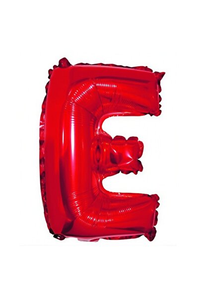 Teno ®   Balon din folie metalizată, litera E, roșu, 40 cm, pentru petreceri ...