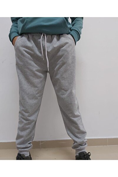 EYAX MODA H.g.tekstil Gray Pocket Tracksuit Bottoms