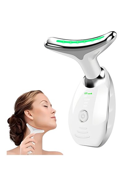 Teno ® Facial & Neck Wrinkle Reduction Device, EMS, 3-Color LED, Heat & Massa...