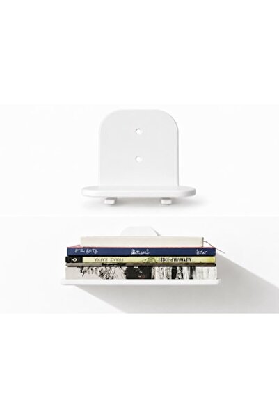OEM Etajeră de perete pentru cărți, design minimalist, montare cu șuruburi, albă