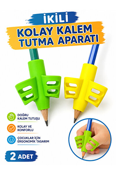 Palet Sanat Kolay Kalem Tutma Aparatı 2'li Set SİLİKON