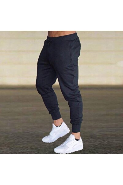 EYAX MODA Black Relax Printed Men's Sweatpants