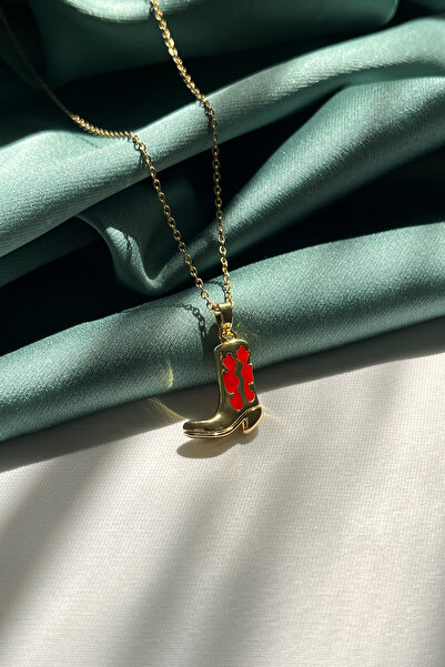 Berilya Aksesuar Mineli Cowboy Boot Figured Pendant