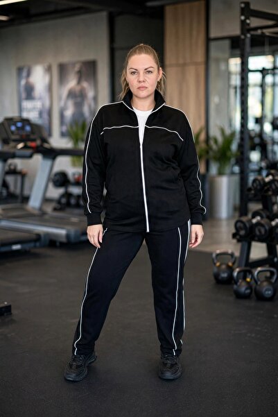 Truva XXL 2 Thread Count Modal Cotton Plus Size Women's Tracksuit Set