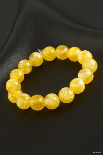 ZERO LAND Concepta Zr Model Round Plastic (232727) Bracelet Yellow