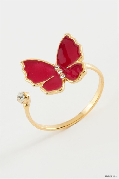 ZERO LAND Zngzrmll Stone Enamel (13444) Ring Red
