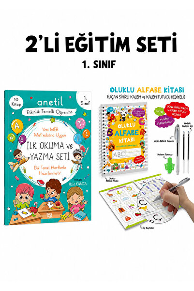 Parodi Yayınları 1. Sınıf 2’li Eğitim Seti – 10 Kitaplık İlk Okuma Yazma Seti...