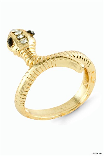 ZERO LAND Zngzrmll Snake Stone Metal (11113) Ring Yellow
