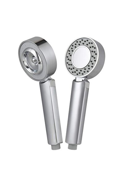 Teno ® Dual Shower Head with Built-In Soap Dispenser, 2 Modes, Silver