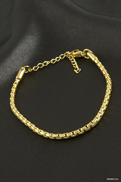 ZERO LAND Zngzrmll Cylinder Chain Steel (05811) Bracelet Yellow
