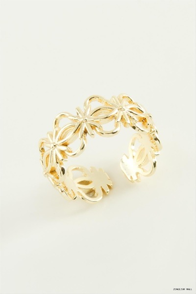ZERO LAND Zngzrmll Flower Metal (14443) Ring Yellow