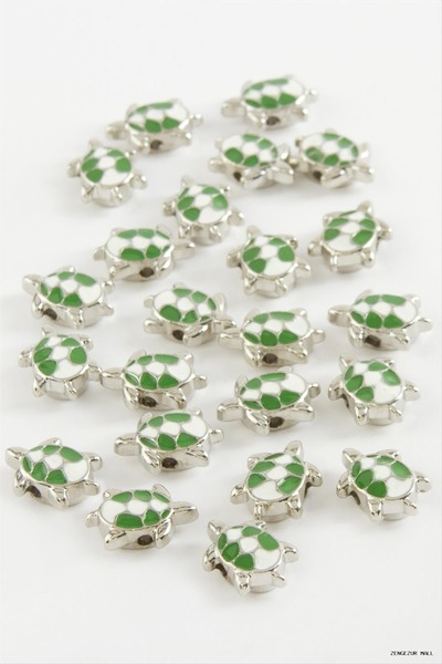 ZERO LAND Zngzrmll Turtle Enamel Bracelet and Pendant Horse 1 (14533) Piece G...