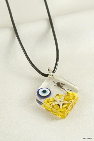 ZERO LAND Zngzrmll Sea Star Epoxy (14410) Pendant Yellow