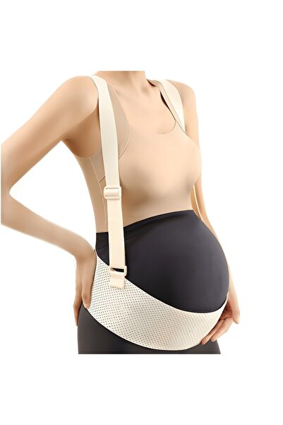 Teno ®   Centură de susținere abdominală pentru sarcină, respirabilă, crem