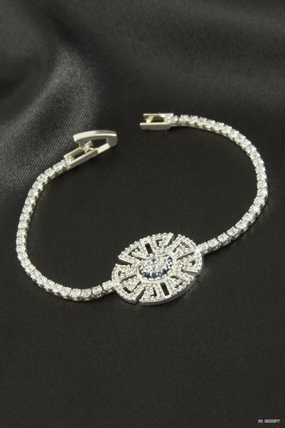 ZERO LAND CONCEPTA Nazar Zircon Stone Children's Bracelet 16 cm (161646) Silv...
