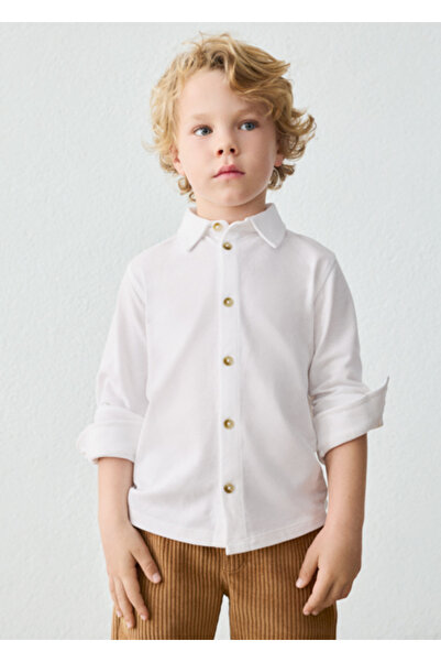 MAYORAL White Boy's Long Sleeve Shirt 4145