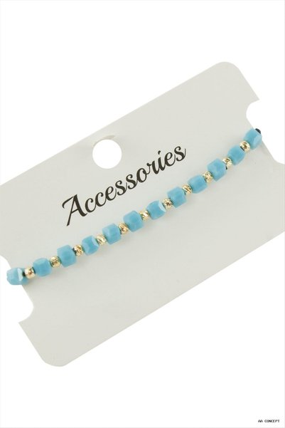 ZERO LAND CONCEPTA Cube Crystal (162542) Bracelet, Blue