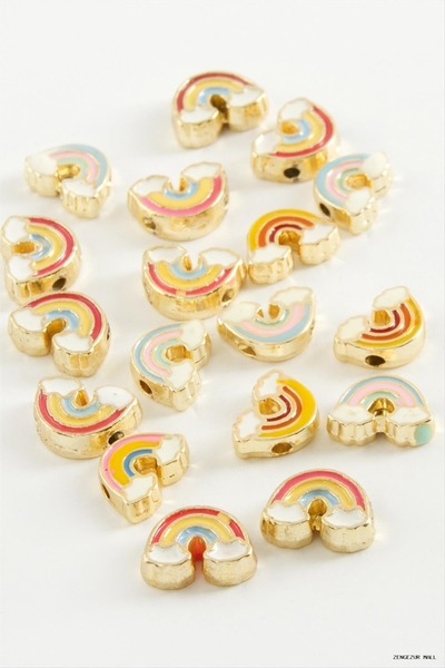 ZERO LAND Zngzrmll Rainbow Enamel Bracelet and Pendant Horse 1 (14455) Piece ...