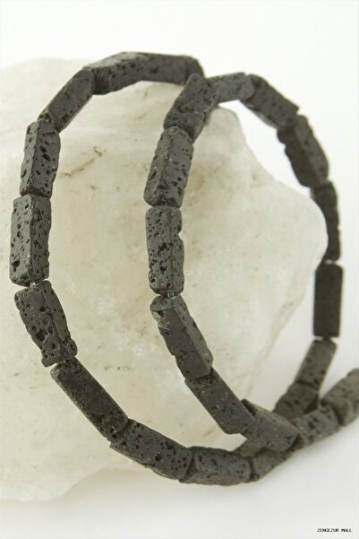 ZERO LAND Zngzrmll 1.3 cm Rectangular Pipe Lava (23747) Stone Black