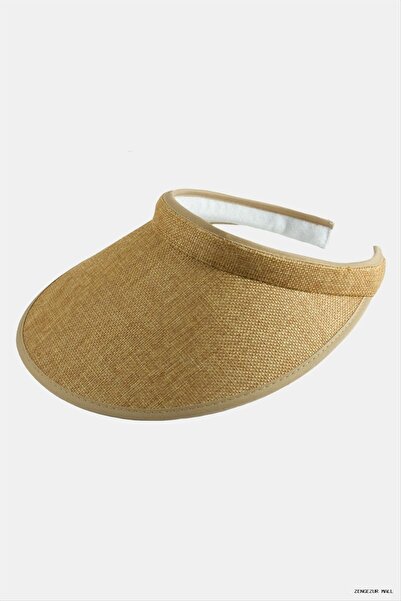 ZERO LAND Zngzrmll Straw Tennis Cap (15643) Brown