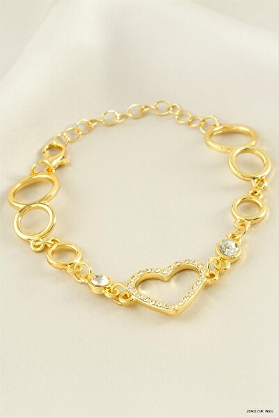 ZERO LAND Zngzrmll Heart Stone (14847) Bracelet Yellow