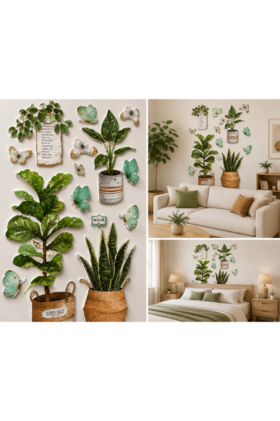 Home Decor Premium 3D Decorative Wall Sticker with Relief Effect, 33 × 60 cm