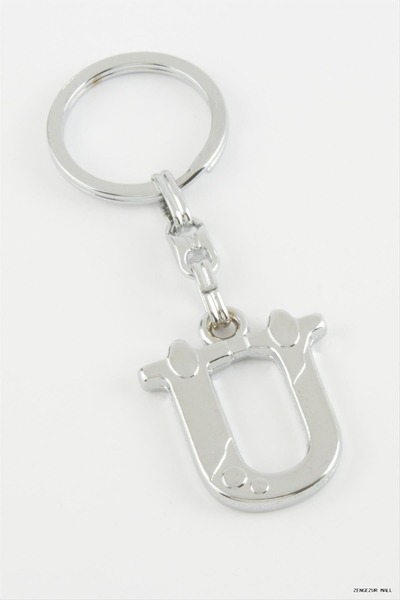 ZERO LAND Zngzrmll Lettered Metal (20632) Keychain U