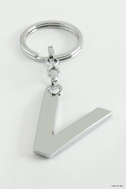 ZERO LAND Zngzrmll Metal Letter (20420) Keychain V
