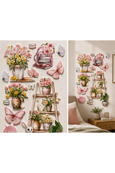 Home Decor Premium 3D Decorative Wall Sticker with Relief Effect, 33 × 60 cm