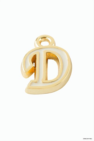 ZERO LAND Zngzrmll Yellow Color Tassel Pendant (24029) Letter D