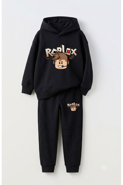 Let's Wear Roblox Fan Premium Sweatshirt & Sweatpants Set for Kids - 2-Piece ...