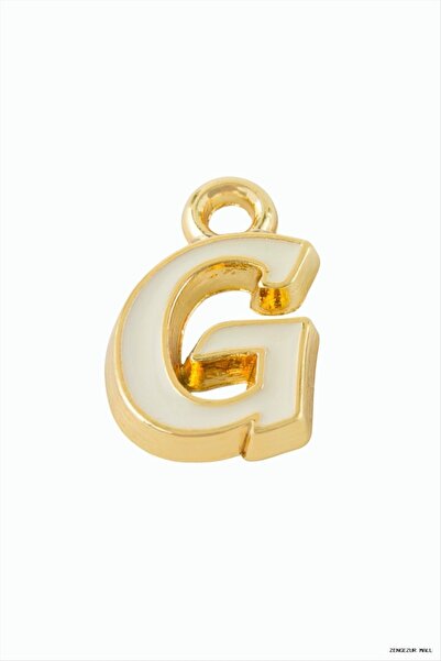 ZERO LAND Zngzrmll Yellow Color Tassel Pendant (24106) Letter g