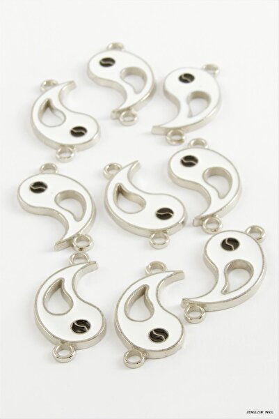 ZERO LAND Zngzrmll Yin Yang Double Handle Enamel Bracelet and Pendant Horse 1...