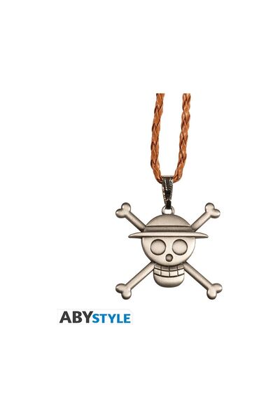 Abysse One Piece - Κολιέ με τρισδιάστατο μενταγιόν κρανίο (ABYACC532)