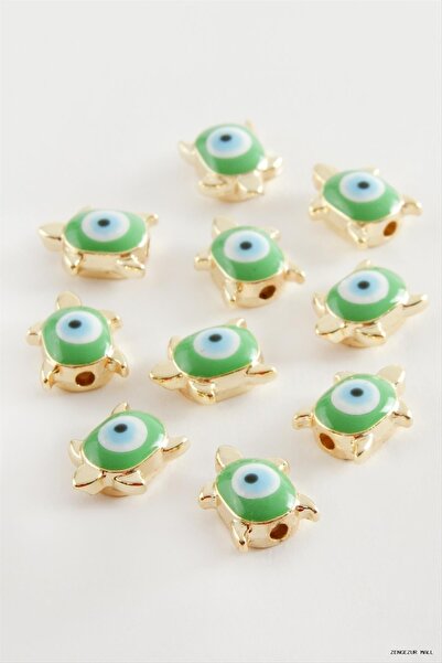 ZERO LAND Zngzrmll Turtle Evil Eye Enamel Horse 1 (31807) Piece Green