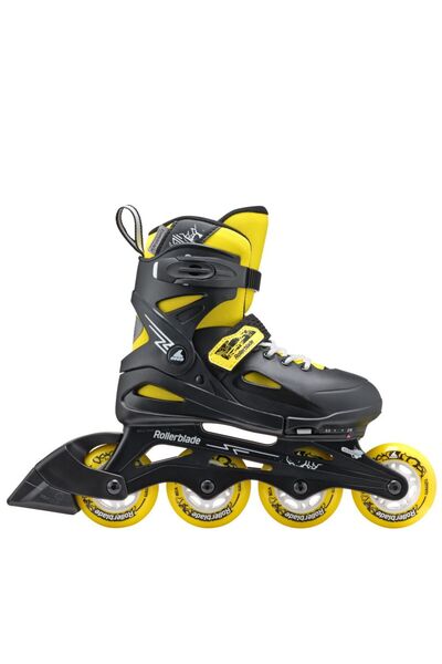 OEMVURAL ROLLERBLADE Fury Αυξομειούμενα Πατίνια - Μαύρο/Κίτρινο
