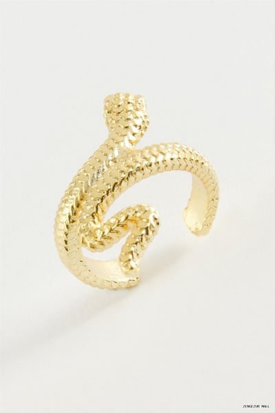 ZERO LAND Zngzrmll Snake Metal (25034) Ring Yellow