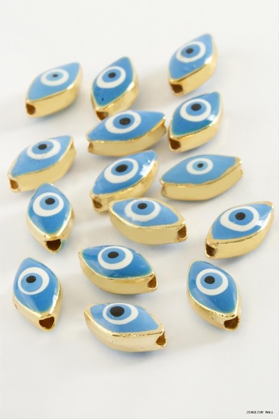 ZERO LAND Zngzrmll Eye Enamel Bracelet and Pendant Horse 1 (30742) Piece Blue